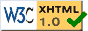 Validiertes XHTML 1.0 !